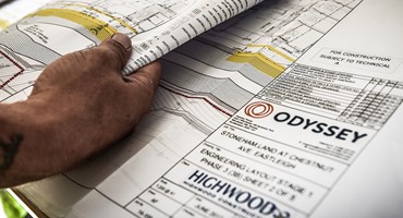 CAD Surverys studied by civil engineer for Mackoy groundworks