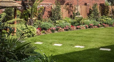 Landscaping for Show Home backyard Groundwork provided by Mackoy