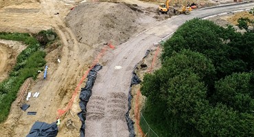 Roads and 278 works overview on Mackoy Groundworks Site