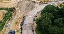 Roads and 278 works overview on Mackoy Groundworks Site