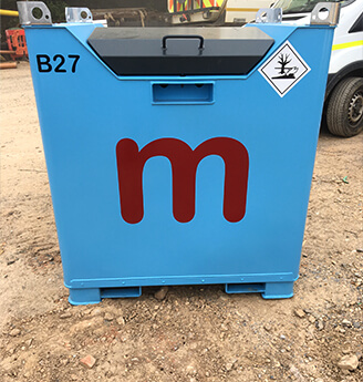 Mackoy Groundworks Refuelling Tank for on Site Plant Machinery