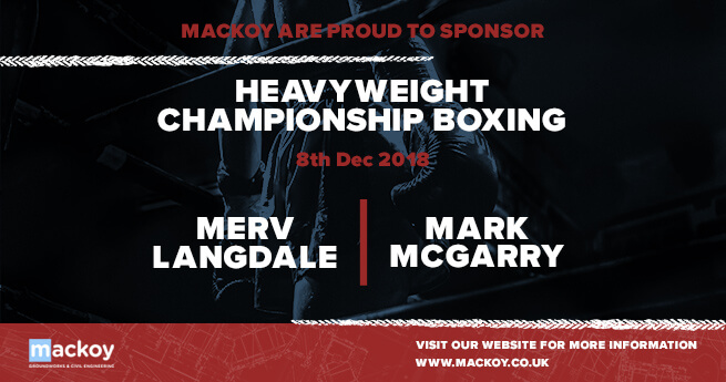 Mackoy Ltd Charity Boxing Sponsorship Flyer