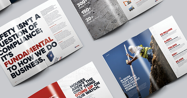 Groundworks Corporate Brochure examples for Mackoy Civil Engineering