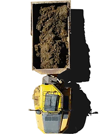 plant machinery dumper truck